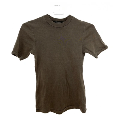 Pre-owned Yeezy T-shirt In Khaki