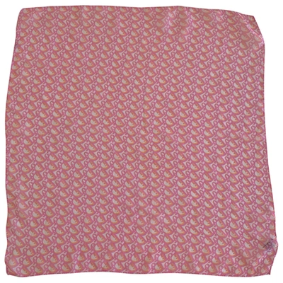 Pre-owned Dior Silk Scarf In Pink