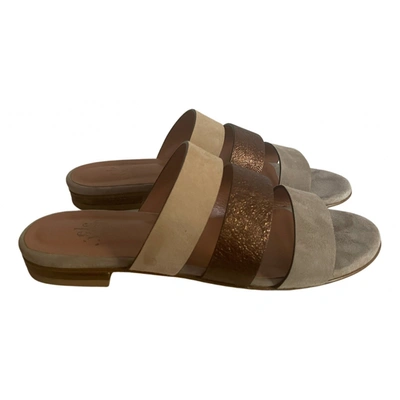Pre-owned Eleventy Sandals In Beige