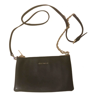 Pre-owned Coccinelle Leather Crossbody Bag In Black