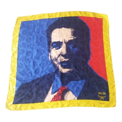 Pre-owned Mcm Silk Handkerchief In Multicolour