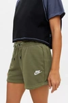 Nike Sportswear Essential Fleece Short In Olive