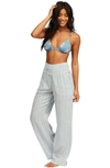 Billabong New Waves 2 Wide Leg Pants In Blue Stream