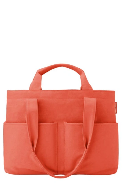 Dagne Dover Small Vida Organic Cotton Tote In Hot Sauce