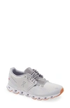 On Women's Cloud Low Top Running Sneakers In Glacier/ White