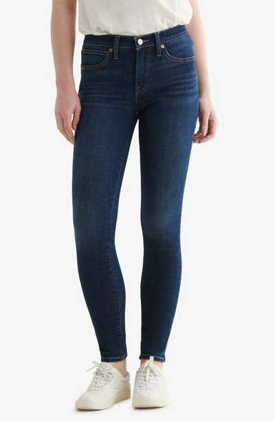 Lucky Brand Ava Mid Rise Skinny Jeans In Blue