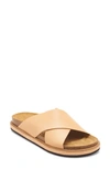 Free People Sidelines Slide Sandal In Natural