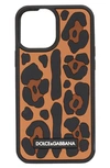 Dolce & Gabbana Leopard-print Iphone 12 Pro Max Case In Variante