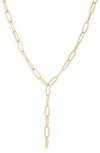 MADEWELL PAPER CLIP Y-NECKLACE,NB779