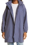 Eileen Fisher Organic Boxy Stand-collar Jacket, Regular & Plus Sizes In Twilight