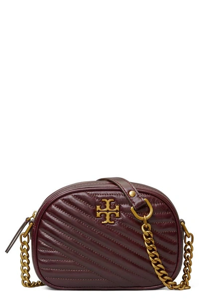 Tory Burch Kira Small Leather Camera Bag In Fig