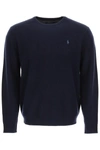POLO RALPH LAUREN POLO RALPH LAUREN WOOL SWEATER WITH EMBROIDERED PONY
