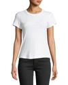 Re/done X Hanes Modern Cotton 1960s Slim Tee In Black