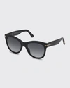 TOM FORD WALLACE ACETATE CAT-EYE SUNGLASSES,PROD164890075