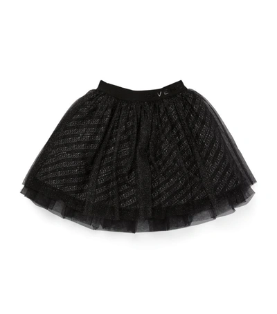 Givenchy Kids Chaîne Print Tutu Skirt (4-14 Years) In Black