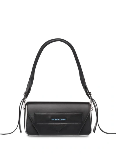 Prada Manuelle Shoulder Bag In Black