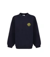 BALENCIAGA BALENCIAGA LOGO EMBROIDERED CREWNECK SWEATSHIRT