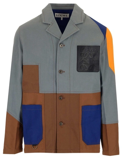 Loewe Men's Multicolor Workwear Jacket