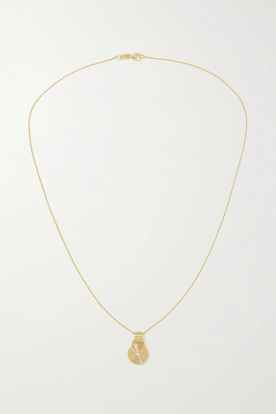 Almasika Petite Universum 18-karat Gold Diamond Necklace