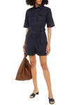 EQUIPMENT BELTED COTTON-BLEND TWILL PLAYSUIT,3074457345626763677