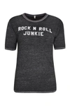 R13 R13 ROCK N ROLL JUNKIE CREWNECK T