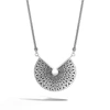 John Hardy Radial Sterling Silver Classic Chain Angled Disc Pendant Necklace, 18 In Silver