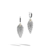 John Hardy Carved Chain Drop Earrings In Pyrite