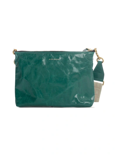 Isabel Marant Nessah Shoulder Bag In Green