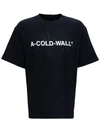 A-COLD-WALL* BLACK JERSEY T-SHIRT WITH LOGO