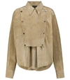Isabel Marant Cerzayo Suede Shirt Jacket In Beige