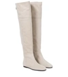 LORO PIANA ADA OVER-THE-KNEE SUEDE BOOTS,P00589115