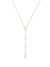 COURBET 18KT RECYCLED ROSE GOLD CO LABORATORY-GROWN DIAMOND TIE NECKLACE