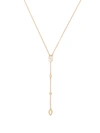 Courbet 18kt Recycled Rose Gold Co Laboratory-grown Diamond Tie Necklace In 粉色