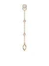 Courbet 18kt Recycled Rose Gold Co Mono Laboratory-grown Diamond Hanging Earring In 粉色