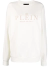 Philipp Plein Iconic Plein Long-sleeve Sweatshirt In 中性色