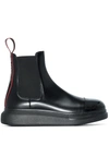 ALEXANDER MCQUEEN HYBRID CHELSEA ANKLE BOOTS