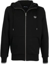 FRED PERRY EMBROIDERED LOGO HOODIE