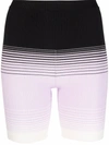Missoni Ribbed Two-tone Lounge Shorts In 黑色