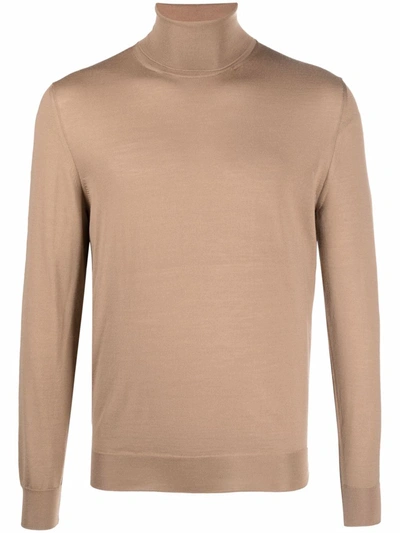 Drumohr Roll-neck Jumper In 中性色