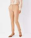 Ann Taylor The Tall High Waist Ankle Pant In Rich Camel
