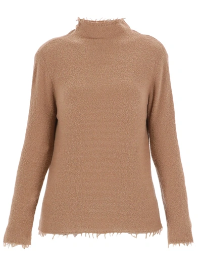 Kangra Wool Blend Sweater In Brown