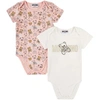 MOSCHINO MOSCHINO 2-PACK PINK BABY BODY,MSY017-LAB27