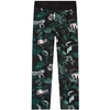 Kenzo Stretch Cotton Floral Leggings In Green