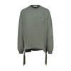 Ambush Green Multicord Crewneck Sweatshirt In Green