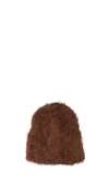 Attico Cappello Effetto Pelliccia In Brown