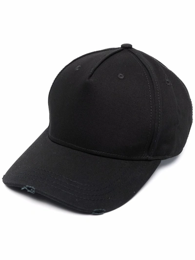 Dsquared2 Embroidered-logo Six-panel Cap In Black