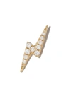 Maria Tash 18k Yellow Gold Lightning Bolt Diamond Earring In Gold