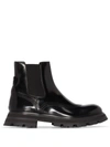 ALEXANDER MCQUEEN CHUNKY-SOLE CHELSEA BOOTS