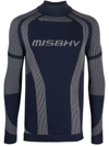 Misbhv Black Quarter-zip Sweater In Blau