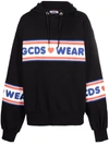 Gcds Cute Tape Logo Sweatshirt In Black